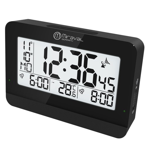 Lcd digitaler funkwecker - lcd,