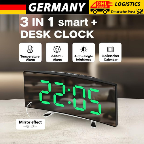 Led mehrfarbig wecker - 7",