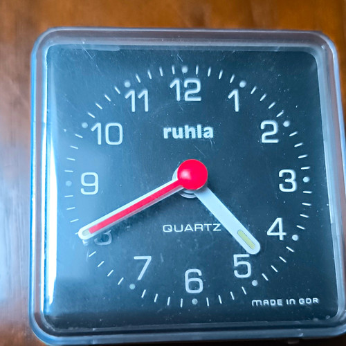 Ruhla reisewecker quarz analog - ruhla,