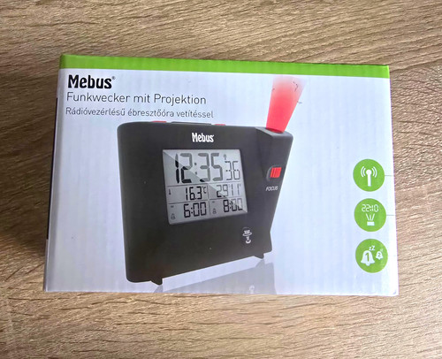 Mebus funkwecker projektion - mebus,