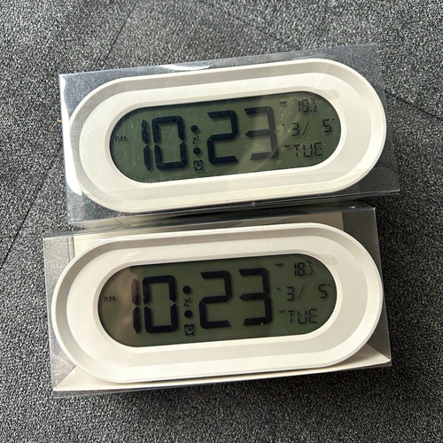 Digitaler wecker weiß - wecker,
