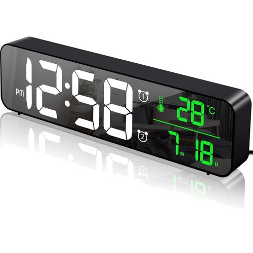 Digitale wanduhr led wecker - wanduhr,