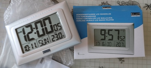 Lcd digitale funkwanduhr - lcd,