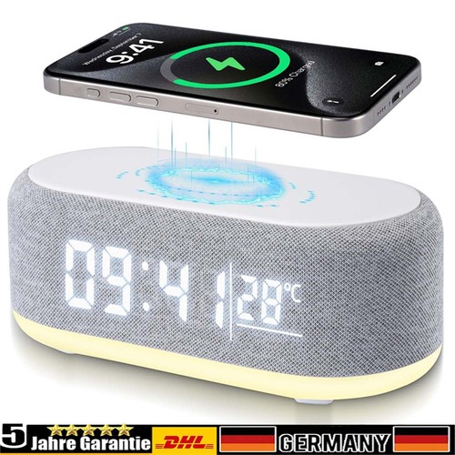 4in1 digitaler wecker mit - 4in1,