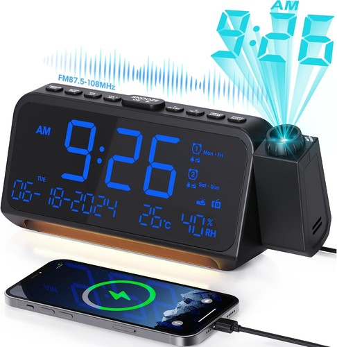 Radiowecker mit projektion - radiowecker,