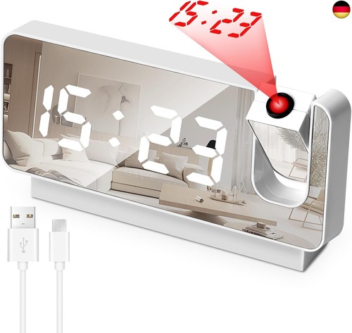 Wecker digital mit projektion - digital,