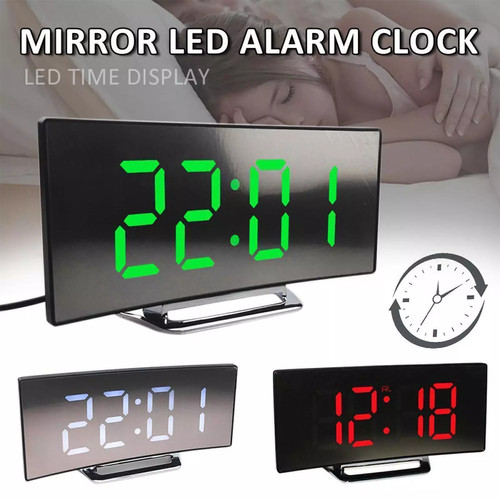 Led lcd digital alarm wecker - led,