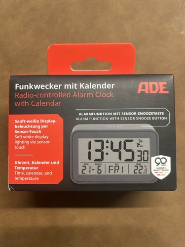 Ade digitaler funkwecker mit - ade,